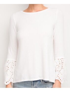 NWT💕 Generation Love Nola Eyelet Lace Top White Medium
